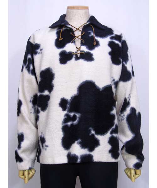 ヴィンテージKODIAK牛柄フェイクファーシャツジャケット（６０年代