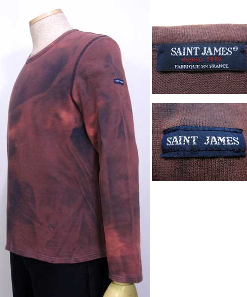古着セントジェームスSAINT JAMESバスクシャツ（ブリーチ） Mサイズ - 通販メンズ・レディースの古着屋Chum（チャム）