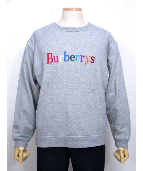 直送商品 刺繍 トレーナー スウェット バーバリー BURBERRY 90s 古着 