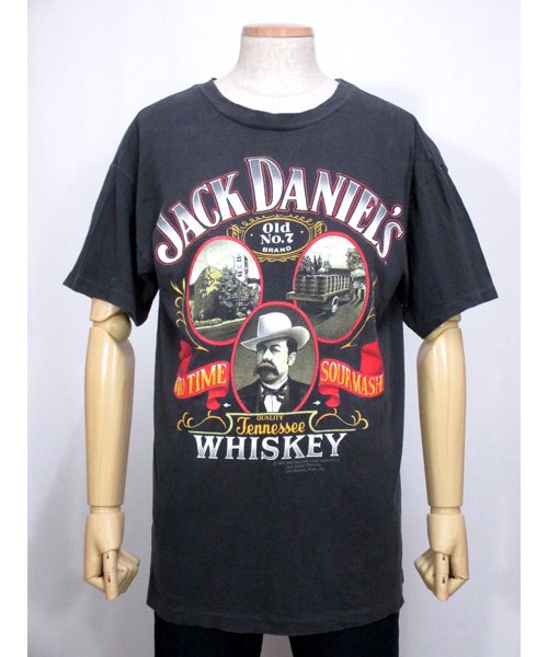 古着ジャックダニエルJACKDANIEL'Sお酒プリントTシャツ80年代アメリカ