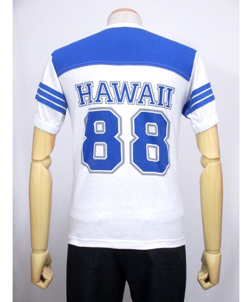 古着HAWAIIナンバリング88ぞろ目フットボールTシャツ80年代- 古着屋Chum