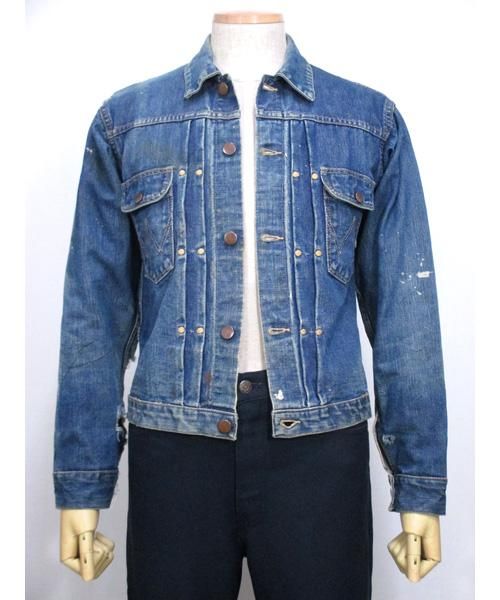 vintage 50s wrangler 1st デニムジャケット Gジャン-