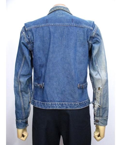 ヴィンテージ古着Wranglerラングラー1st縦ベル111MJデニムジャケット50