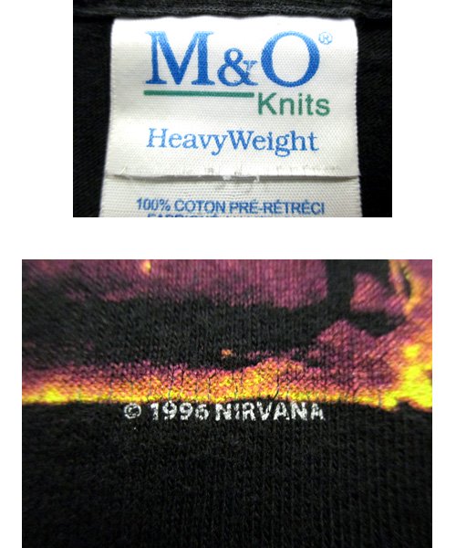 90年代 ヴィンテージ NIRVANA ニルヴァ—ナ カート コバーン Tシャツの+