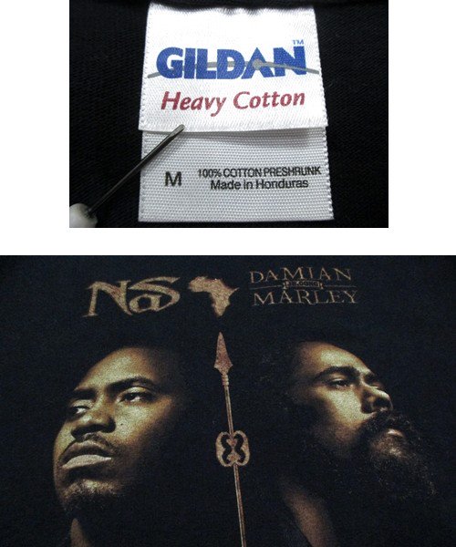 古着Nas×Damian MarleyプリントTシャツ DISTANT RELATIVES-古着屋Chum