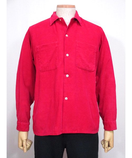 ヴィンテージTOWNCRAFTコーデュロイボックスシャツ60年代 Mサイズ
