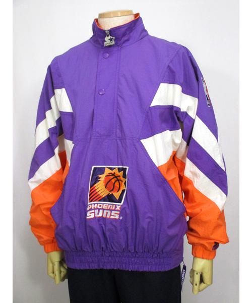 素材90s STARTER PHOENIX SUNS サンズ 中綿ナイロンジャケット