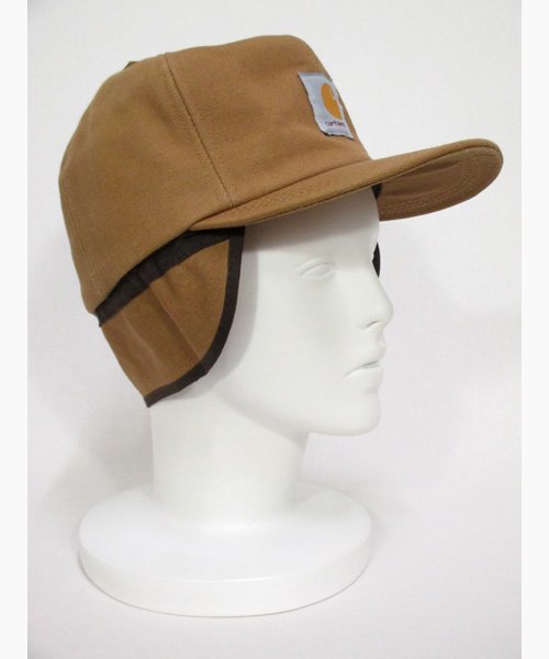 Carharttダック地キャップ耳付きEARFLAP CAP 90年代USA製- 古着屋Chum