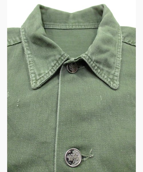 50年代US ARMYコットンサテンユーティリティシャツ13スター- 古着屋Chum