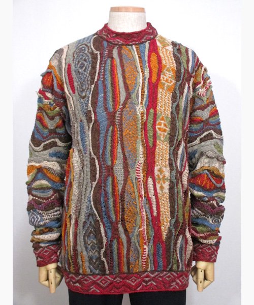 国産品 COOGI リネン コットンセーター 表記 XL オーストラリア製