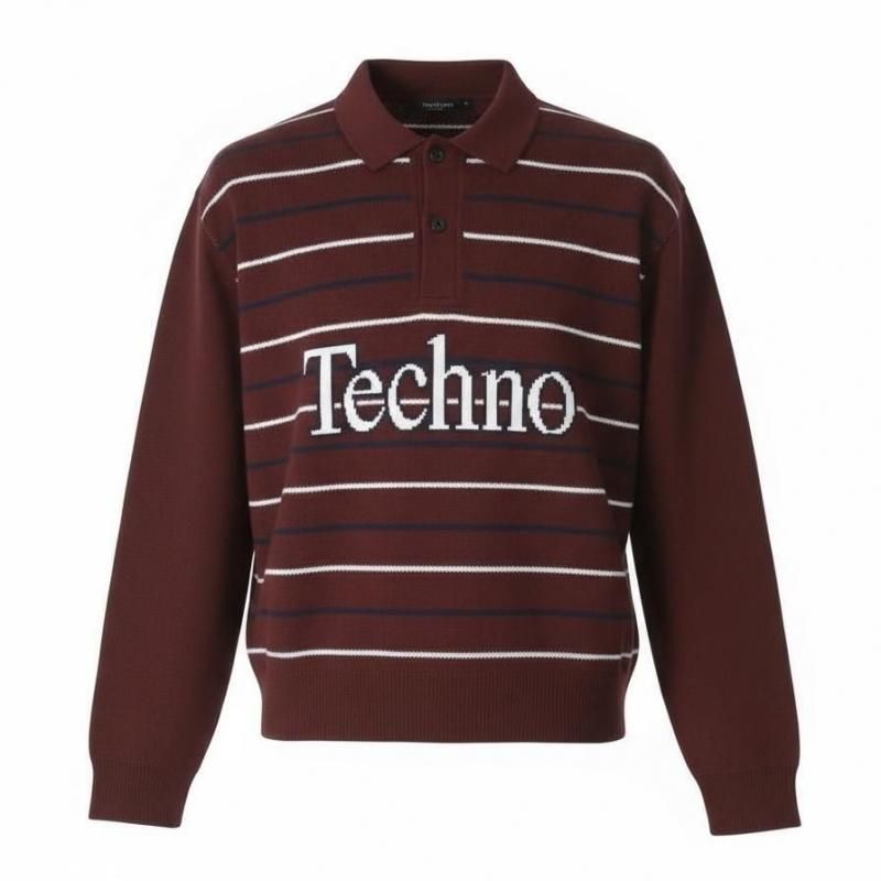 ICE & TECHNO 迷彩タートルネックニット ICE & TECHNO 迷彩タートルネックニット ICE & TECHNO 迷彩