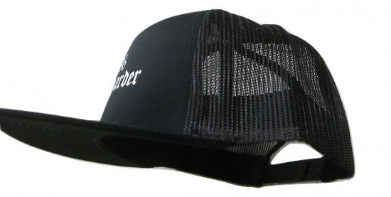 100%SKATEBOARDER ロゴ TRUCKER CAP メッシュキャップ 黒 ブラック 
