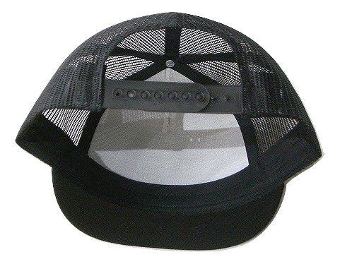 100%SKATEBOARDER ロゴ TRUCKER CAP メッシュキャップ 黒 ブラック 