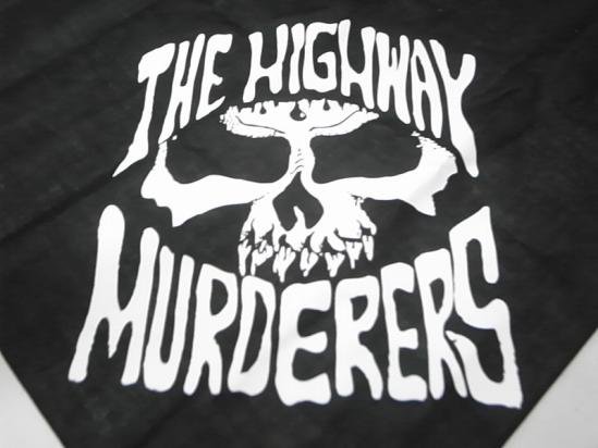 THE HIGHWAY MURDERERS ハイウェイマーダース バンダナ 黒 ブラック