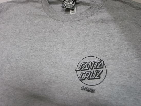 90’s SANTA CRUZ ロゴTシャツ グレー SANTA CRUZ サンタクルーズ x RON ENGLISH ロン イングリッシュ
