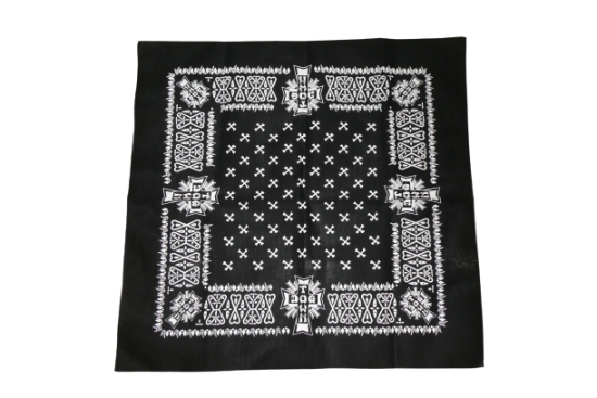DOGTOWN ドッグタウン US BANDANA バンダナ BLACK 黒 ブラック DOGTOWN ドッグタウン US BANDANA バンダナ BLACK 黒 ブラック