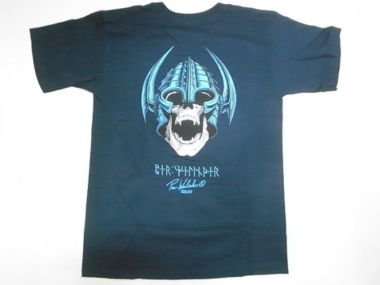 POWELL PERALTA パウエル Per Welinder Nordic Skull パーウェリンダー Tシャツ 紺 ネイビー - JONNY  BEE ONLINE STORE