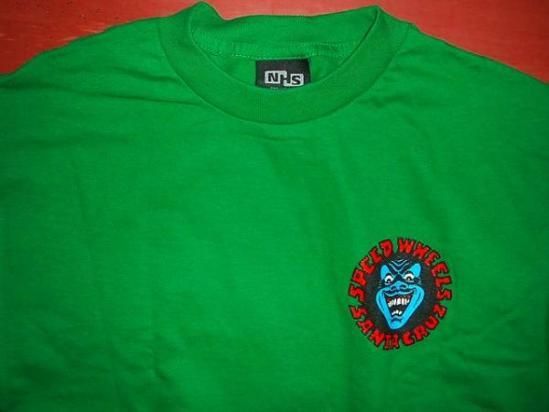SANTACRUZ サンタクルーズ スクリーミングハンド Tシャツ 緑