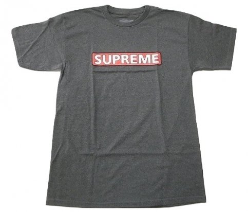 POWELL パウエル SUPREME シュプリーム クラウン Tシャツ チャコール