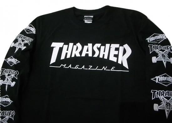 THRASHER スラッシャー MULTI L/S ゴート&ダイヤロゴスリーブ