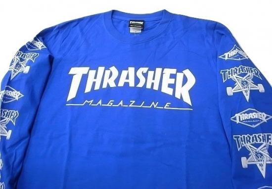 THRASHER スラッシャー MULTI-C L/S ゴート&ダイヤロゴスリーブマルチ