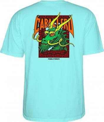 POWELL PERALTA パウエル CABALLERO STREET キャバレロ ストリート ドラゴン Tシャツ CELADON  エメラルドグリーン - JONNY BEE ONLINE STORE