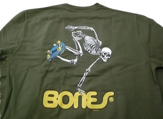 POWELL パウエル SKATE SKELTON CREW SWEAT スケートスケルトン クルー