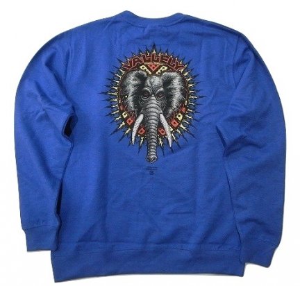 POWELL パウエル MIKE VALLELY CREW SWEAT バレリー エレファント