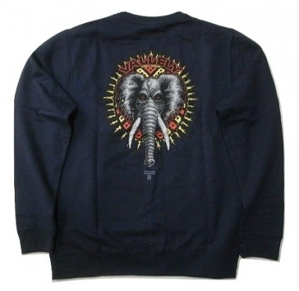 POWELL パウエル MIKE VALLELY CREW SWEAT バレリー エレファント ...