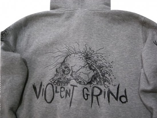 VIOLENT GRIND バイオレントグラインド PUSHEAD 定番パスヘッドスカル