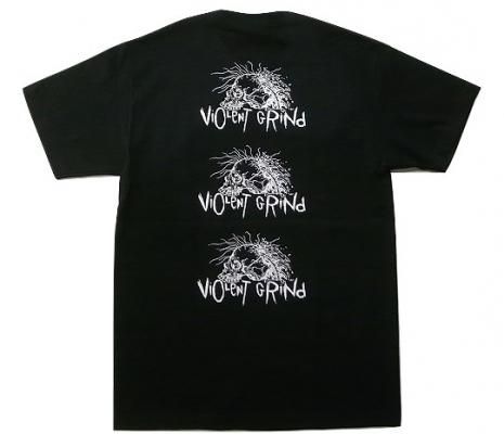 VIOLENT GRIND バイオレントグラインド ＃2 小ロゴ バック 3連