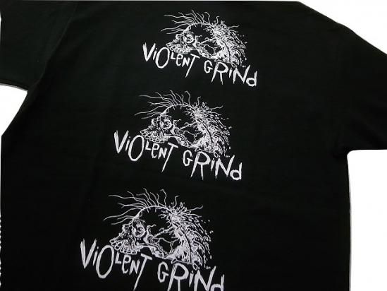 VIOLENT GRIND バイオレントグラインド ＃2 小ロゴ バック 3連