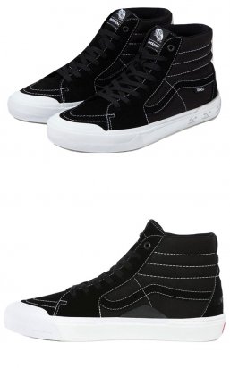 VANS バンズ x DEMOLITION SK8HI PRO BMX BLACK 黒 ブラック - JONNY