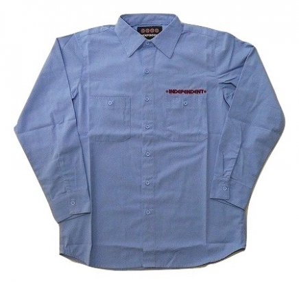 INDEPENDENT インディペンデント GRINDSTONE L/S WORK SHIRT WORKING