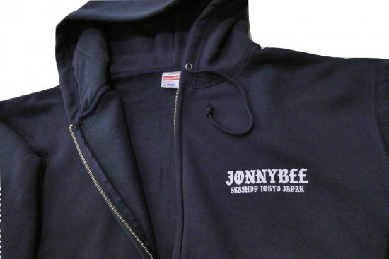 JONNY BEE ジョニービー JB021-OE オリジナル OLD ENGLISH オールドイングリッシュロゴ ZIP HOOD ジッパー