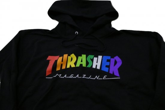 THRASHER スラッシャー RAINBOW MAG LOGO レインボーマグロゴ プル