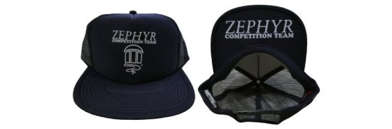 ZEPHYR ゼファー 月光 パネルプリント TRUCKER CAP ポリ メッシュ