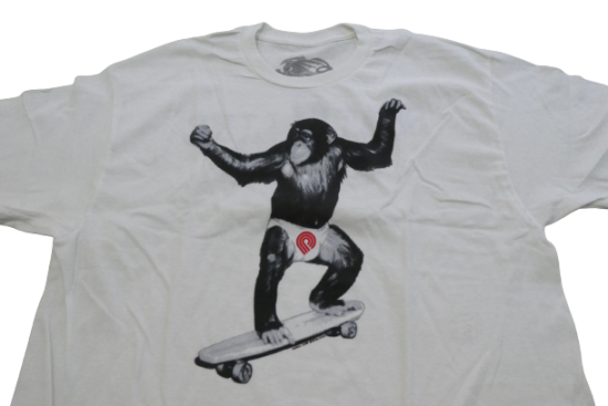 POWELL PERALTA パウエル 22AW SKATE CHIMP チンパンジー Tシャツ WHITE 白 - JONNY BEE ONLINE  STORE