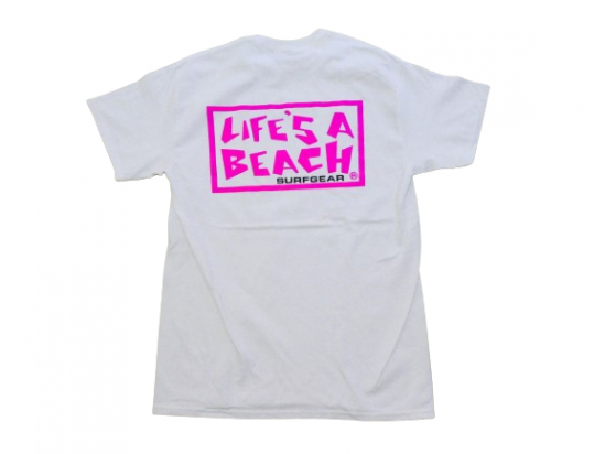 LIFE'S A BEACH ライフズアビーチ LAB ロゴ プリント Tシャツ LIFE'S A BEACH ライフズアビーチ LAB ロゴ プリント Tシャツ