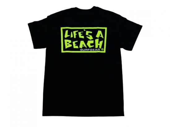 LIFE'S A BEACH ライフズアビーチ LAB ロゴ プリント Tシャツ LIFE'S A BEACH ライフズアビーチ LAB ロゴ プリント Tシャツ