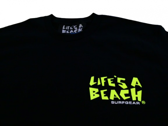 LIFE'S A BEACH ライフズアビーチ LAB ロゴ プリント Tシャツ LIFE'S A BEACH ライフズアビーチ LAB ロゴ プリント Tシャツ