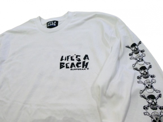 LIFE'S A BEACH ライフズアビーチ LAB & PUNK SKULL SLEEVE LIFE'S A BEACH ライフズアビーチ LAB & PUNK SKULL SLEEVE