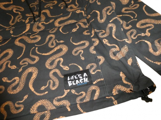 LIFE'S A BEACH ライフズアビーチ SNAKE ANORAC HOOD JACKET LIFE'S A BEACH ライフズアビーチ SNAKE ANORAC HOOD JACKET