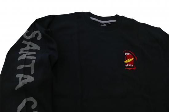 S*で様 サンタクルーズ　SANTA CRUZ スクリーミングハンド 黒　S s SANTA CRUZ サンタクルーズ ロンT Tシャツ 長袖 メンズ
