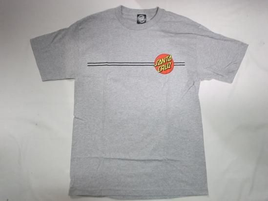 SANTACRUZ サンタクルーズ ドットロゴ Tシャツ 灰 アッシュ