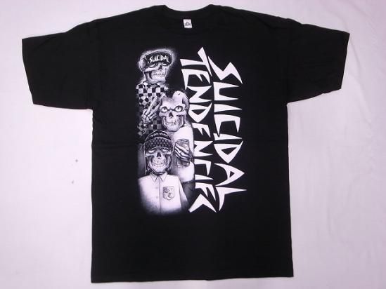 Suicidaltendencies スーサイダルテンデンシーズ 3v Tres Vatos イラスト Tシャツ 黒 Jonny Bee Online Store