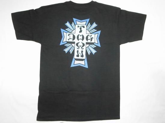 90s DOG TOWN ジャージ クロスロゴ ブラック FREE表記 DOGTOWN ドッグタウン DTS CROSS LOGO #1 定番カラークロスロゴ