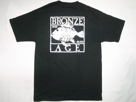 BRONZE AGE ブロンズエイジ SQUARE スクエアフィッシュ ロゴ Tシャツ 