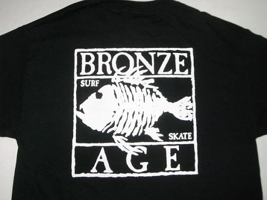 BRONZE AGE ブロンズエイジ SQUARE スクエアフィッシュ ロゴ Tシャツ 