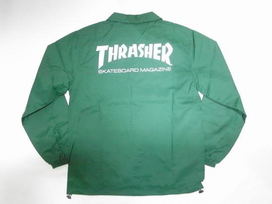 THRASHER スラッシャー コーチジャケット XLサイズ 胸ロゴのみ